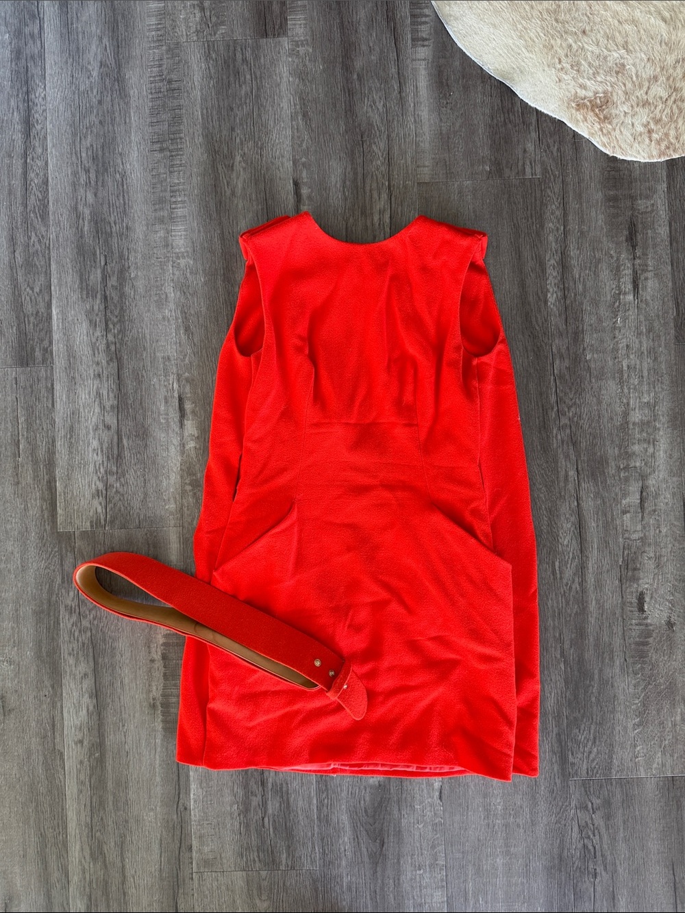 Alexander McQueen Orange Mini Dress